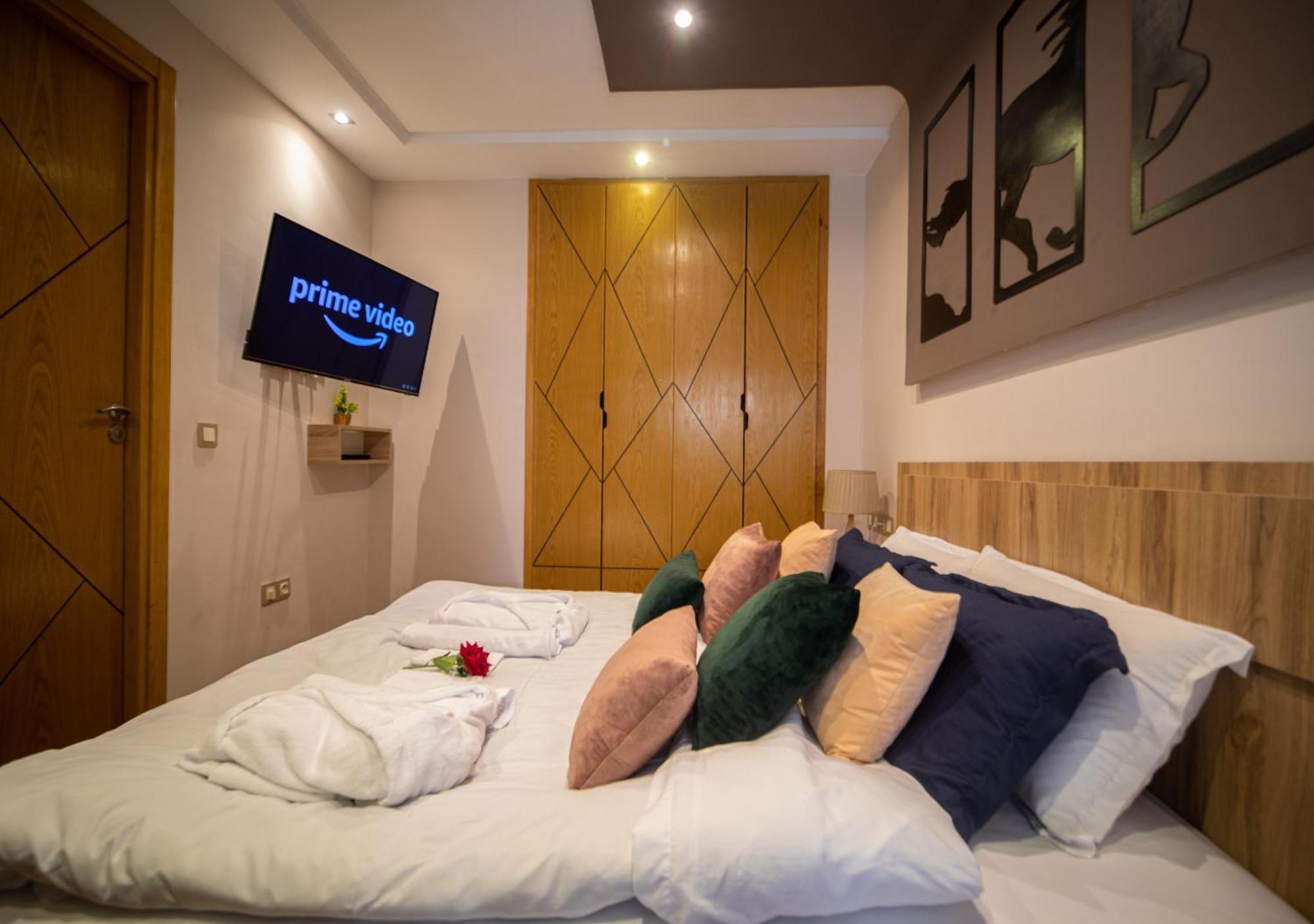 R101- Cosy And Stylish Apartment With King Size Bed- Belvedere Casablanca Exterior photo